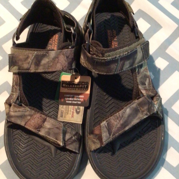 NWT Men’s Skechers “Sargo Namor” Camouflage Sandals - Size 12 main image 4
